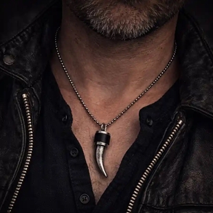Halskette "Chapo black" 65cm