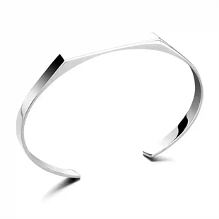 Minimalistisches Bangle Herrenarmband in PVD-beschichtetem 18K