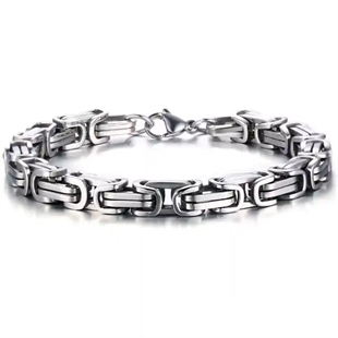 Hawn – Herrenarmband aus Edelstahl 8 mm