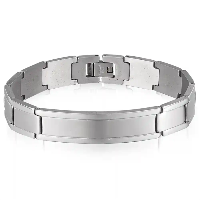 Twelve Stahl Herrenarmband