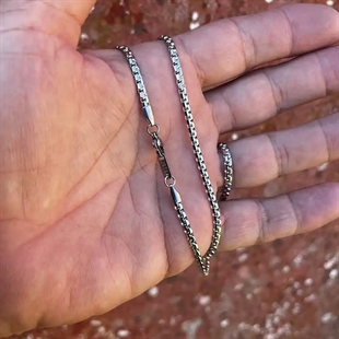 Steel Core Chain – 3mm Herren Halskette aus 316L Stahl (60 cm)