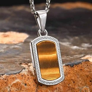 tigereye Halskette für Männer